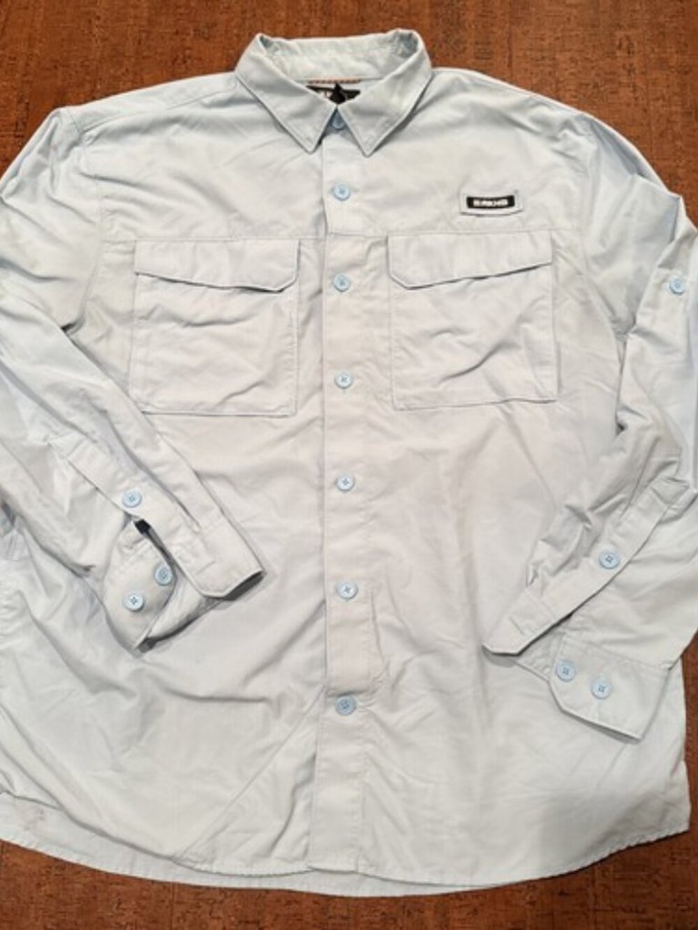 Alaskan HardGear Men’s Large Relaxed Fit AKHG Crooked River Long Sleeve Shirt